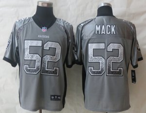 Nike Okaland Raiders #52 Mack grey Jerseys(Elite Drift Fashion)