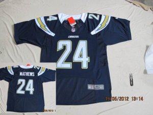 nike nfl san diego chargers #24 mathews Elite lt,blue