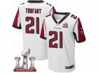 Mens Nike Atlanta Falcons #21 Desmond Trufant Elite White Super Bowl LI 51 NFL Jersey