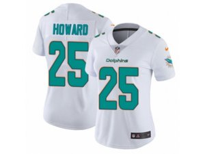 Women Nike Miami Dolphins #25 Xavien Howard Vapor Untouchable Limited White NFL Jersey