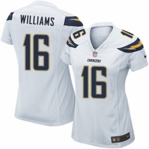 Women\'s Nike San Diego Chargers #16 Tyrell Williams Limited White NFL Jersey