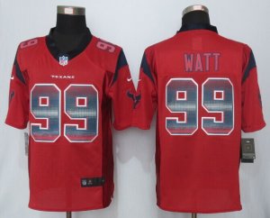 2015 New Nike Houston Texans #99 Watt Red Strobe Jerseys(Limited)