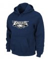 Philadelphia Eagles Authentic Logo Pullover Hoodie D.Blue