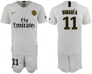 2018-19 Paris Saint-Germain 11 DIMARIA Away Soccer Jersey