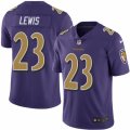 Mens Nike Baltimore Ravens #23 Kendrick Lewis Limited Purple Rush NFL Jersey