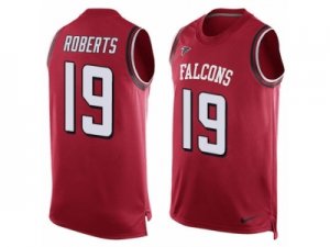 Mens Nike Atlanta Falcons #19 Andre Roberts Limited Red Player Name & Number Tank Top NFL Jersey