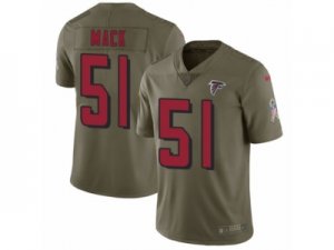 Men Nike Atlanta Falcons #51 Alex Mack Limited Olive 2017 Salute to Service NFL Jersey