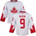 Youth Adidas Team Canada #9 Matt Duchene Authentic White Home 2016 World Cup Ice Hockey Jersey