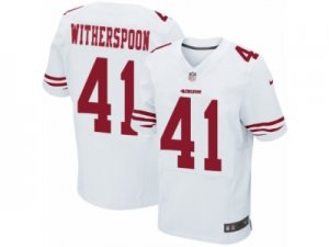 Mens Nike San Francisco 49ers #41 Ahkello Witherspoon Elite White NFL Jersey