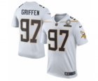 Men's Nike Minnesota Vikings #97 Everson Griffen Elite White Team Rice 2016 Pro Bowl NFL Jersey