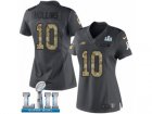 Women Nike Philadelphia Eagles #10 Mack Hollins Limited Black 2016 Salute to Service Super Bowl LII NFL Jersey