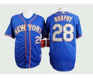 MLB new york mets #28 murphy blue jerseys