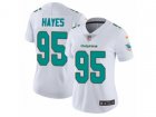 Women Nike Miami Dolphins #95 William Hayes Vapor Untouchable Limited White NFL Jersey