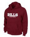 Buffalo Bills Authentic font Pullover Hoodie Red