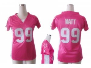 Nike Women Houston Texans #99 J.J. Watt pink jerseys[draft him ii top]