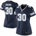 Women's Nike Dallas Cowboys #30 Anthony Brown Limited Navy Blue Team Color NFL Jersey