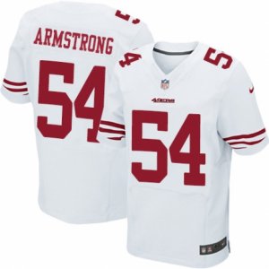 Mens Nike San Francisco 49ers #54 Ray-Ray Armstrong Elite White NFL Jersey