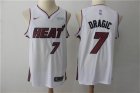 Heat #7 Goran Dragic White Nike Authentic Jersey