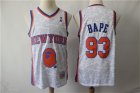 Knicks #93 Bape Gray 1998-99 Hardwood Classics Jersey