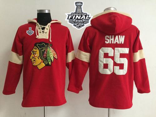 NHL Chicago Blackhawks #65 Andrew Shaw Red 2015 Stanley Cup Pullover Jerseys