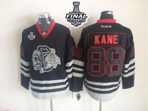 NHL Chicago Blackhawks #88 Patrick Kane New Black Ice 2015 Stanley Cup Stitched Jerseys