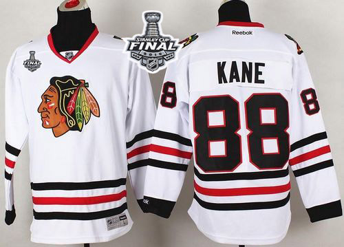 NHL Chicago Blackhawks #88 Patrick Kane White 2015 Stanley Cup Stitched Jerseys
