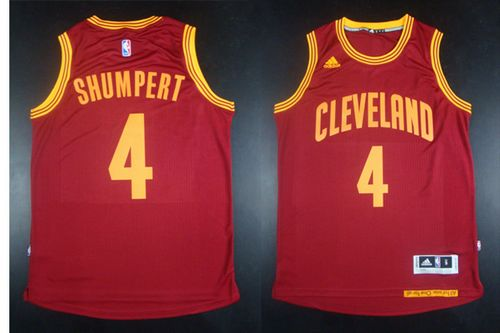 NBA Youth Revolution 30 Cleveland Cavaliers #4 Iman Shumpert Red Stitched Jerseys