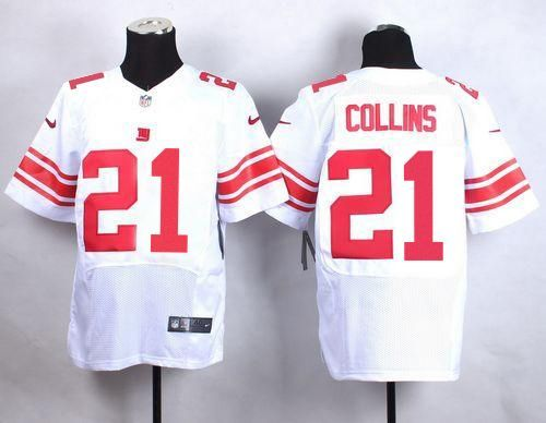 Nike New York Giants #21 Landon Collins Royal white jerseys(Elite)