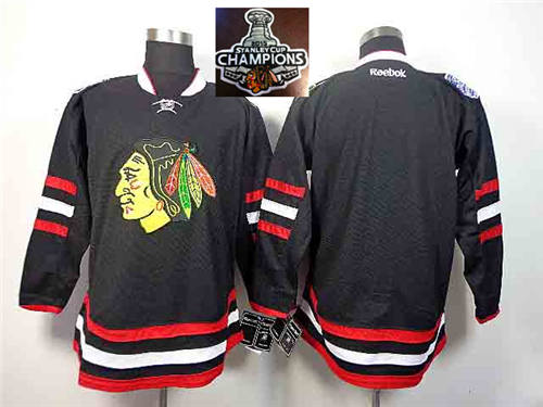 NHL Chicago Blackhawks Blank 2014 Stadium Series 2015 Stanley Cup Champions jerseys