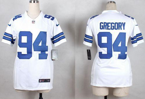 Nike Women New Cowboys #94 Randy Gregory White Stitched jerseys