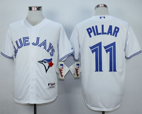 MLB Toronto Blue Jays #11 Kevin Pillar White jerseys