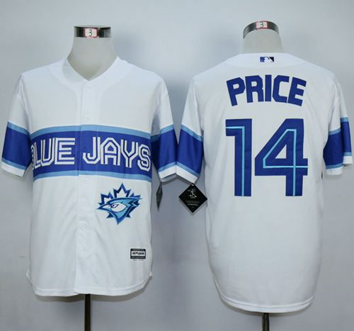 MLB Toronto Blue Jays #14 David Price White Exclusive New Jerseys