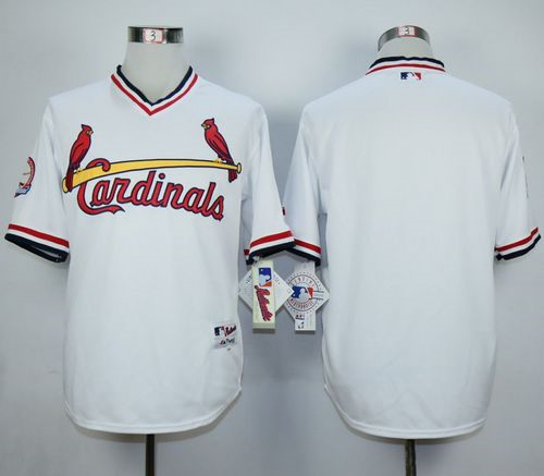 Mlb St. Louis Cardinals Blank White 1982 jerseys