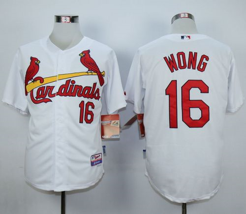 MLB St. Louis Cardinals #16 Kolten Wong White 1982 jerseys