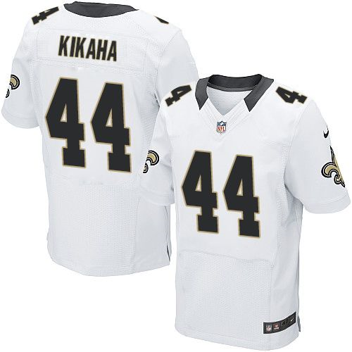 Nike New Orleans Saints #44 Hau'oli Kikaha white Jerseys(Elite)