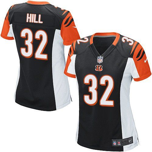 Women Nike Cincinnati Bengals #32 Jeremy Hill black Jerseys