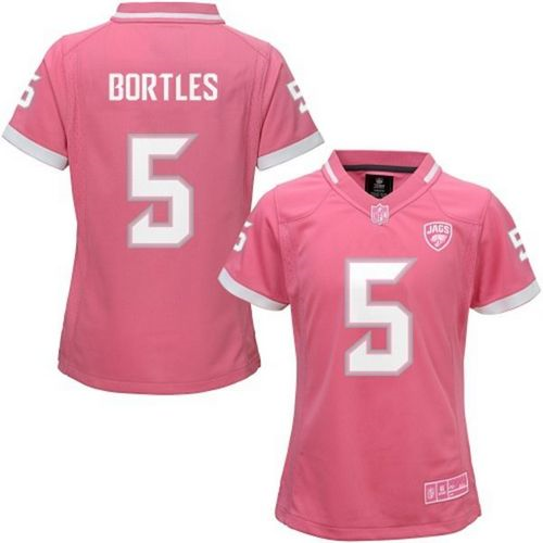 2015 Women Nike Jacksonville Jaguars #5 Blake Bortles Pink jerseys