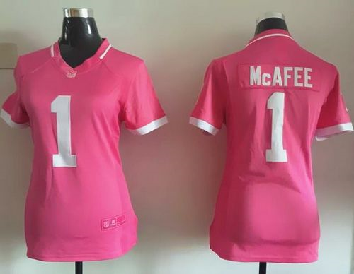 2015 Women Nike Indianapolis Colts #1 Pat McAfee Pink Jerseys