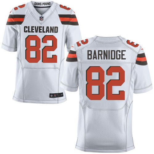 Nike Cleveland Browns #82 Gary Barnidge white New Jerseys(Elite)