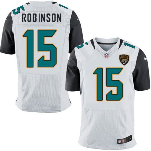 Nike Jacksonville Jaguars #15 Allen Robinson white Jerseys(Elite)