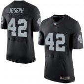 Nike Oakland Raiders #42 Karl Joseph Black Team Color Mens Stitched NFL Elite Jersey