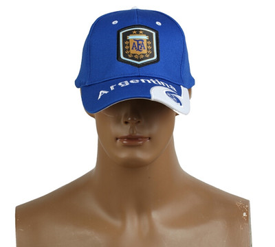 2014 Brazil World Cup Soccer Argentina Blue Snapback Hat