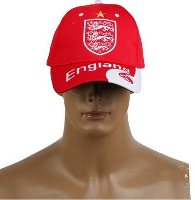 2014 Brazil World Cup Soccer England Red Snapback Hat