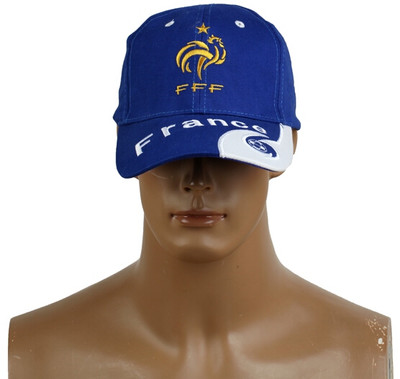 2014 Brazil World Cup Soccer France Blue Snapback Hat