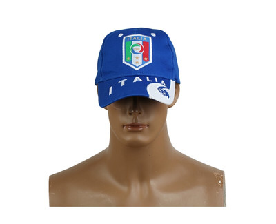 2014 Brazil World Cup Soccer Italy Blue Snapback Hat