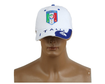 2014 Brazil World Cup Soccer Italy White Snapback Hat