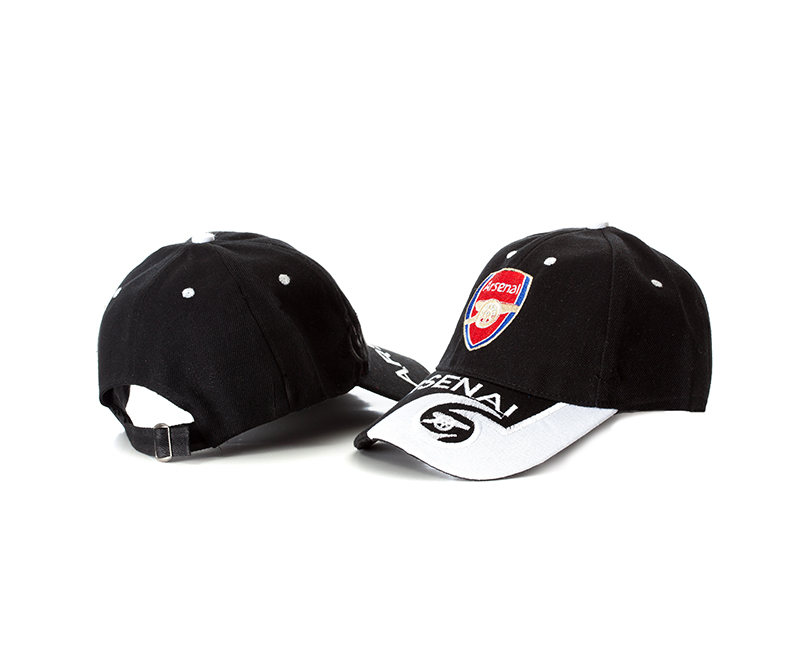 Arsenal Black Soccer Hat