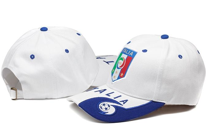 Italy White Soccer Hat