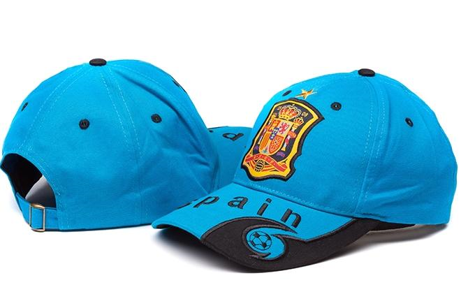 Spain Blue Soccer Hat