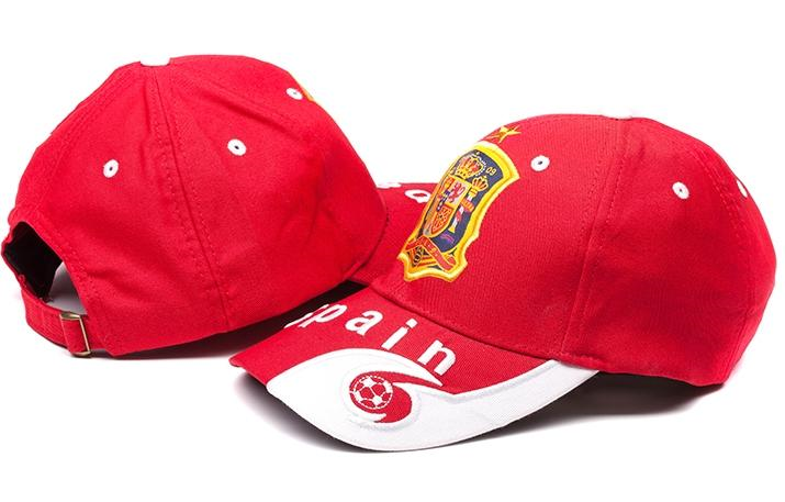 Spain Red Soccer Hat
